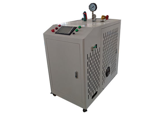 Caldeira de vapor elétrica com pressão de trabalho nominal de 0,2 MPa, com variações dependendo do modelo e produção de vapor de 0,5 t/h a 10 t/h